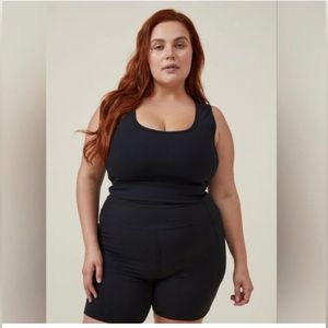 COTTON:ON Curve Active Rib Crop Tank